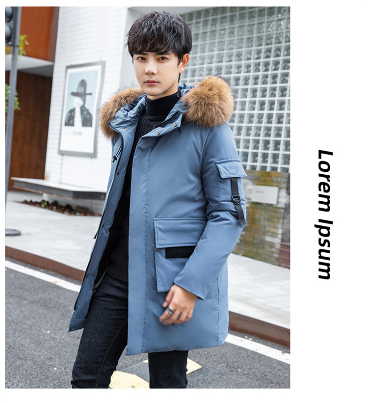 ダウンジャケット メンズ アウター ジャケット ロングコート ファー