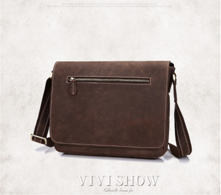 本革 メンズ ショルダーバッグ A4 斜めがけ メッセンジャーバッグ 厚手