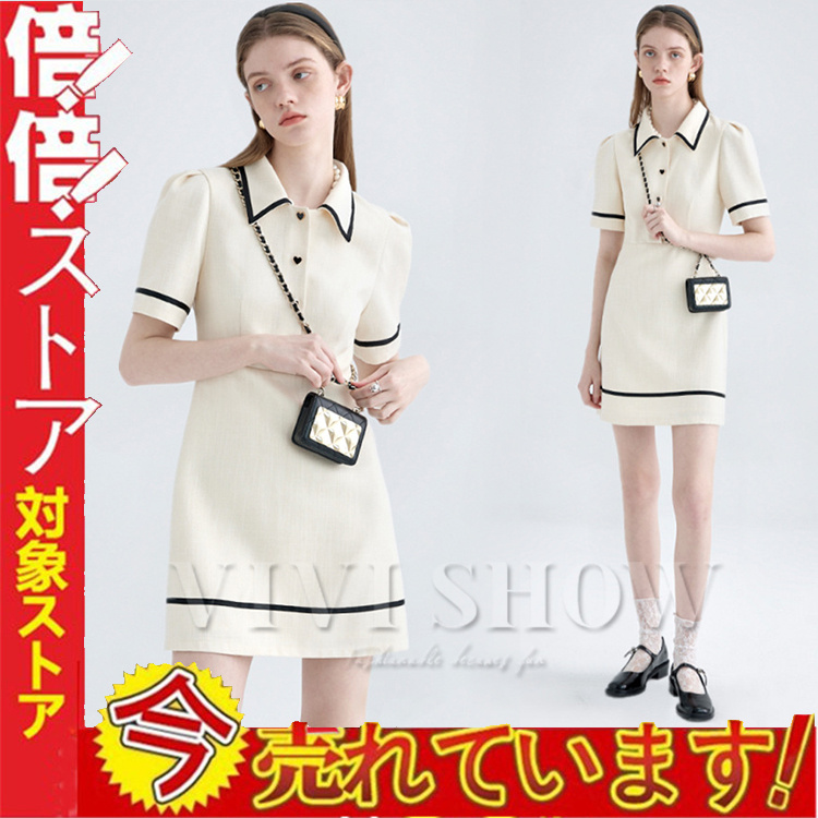 レディース ポロシャツワンピース ワンピース tシャツワンピース