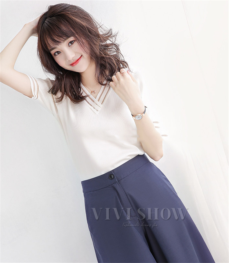 tシャツ ス ブラウス レディース 半袖 Vネック 薄い 通気性 綺麗 大人 ファッション 無地 OL カジュアル シンプル tシャツ トップス ブラウス レディース 半袖 Vネック 薄い 通気