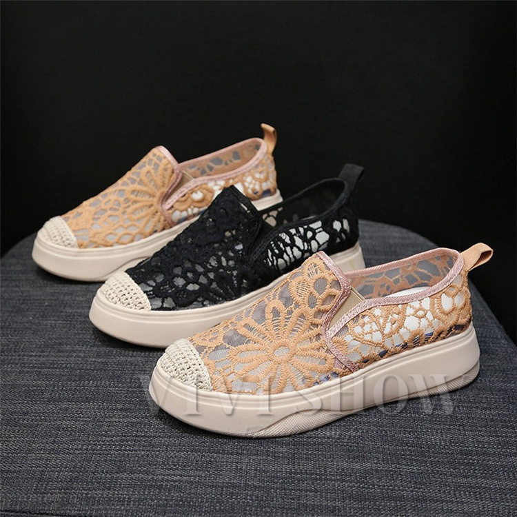 レディース ローファー フラット シューズ 花柄デザイン スリッポン 26-35 lbjs12853.jpg