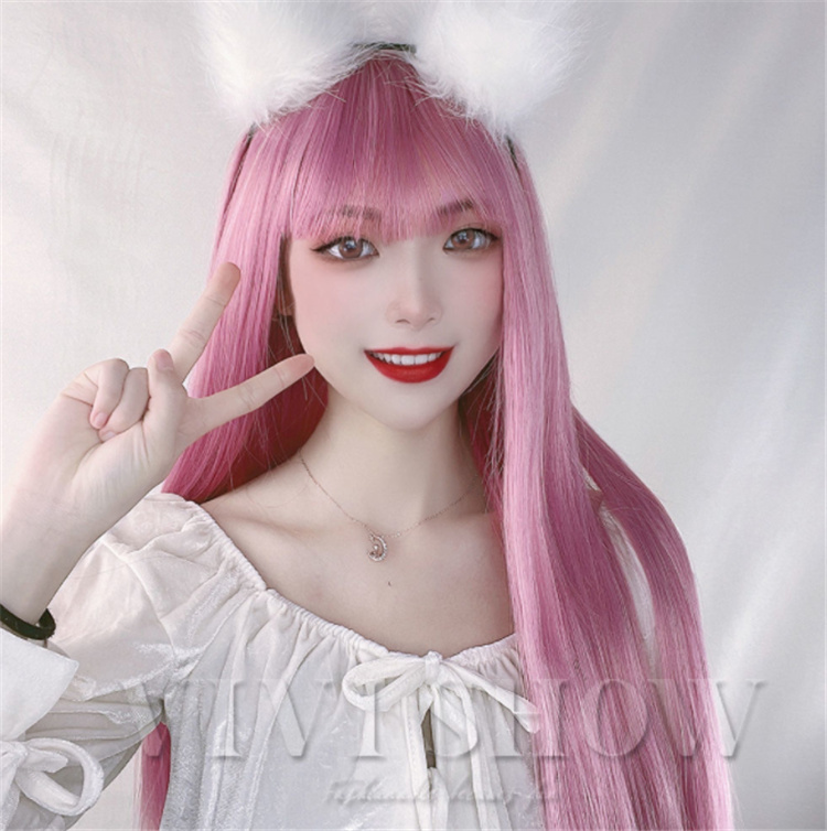 ウィッグ レディース ロング ストレート 原宿 ロリータ かつら フル