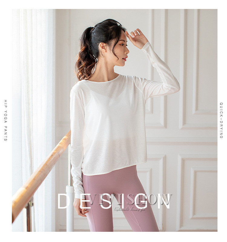 ヨガウェア レディース トップス Tシャツ カットソー スポーツウェア 