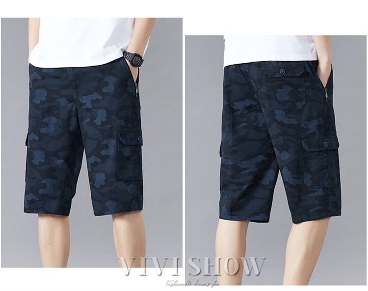 cargo short pants クロップド 7部丈 jorts カモ柄 カーゴパンツ メンズ クロップド 7分丈パンツ 七分丈 ハーフ