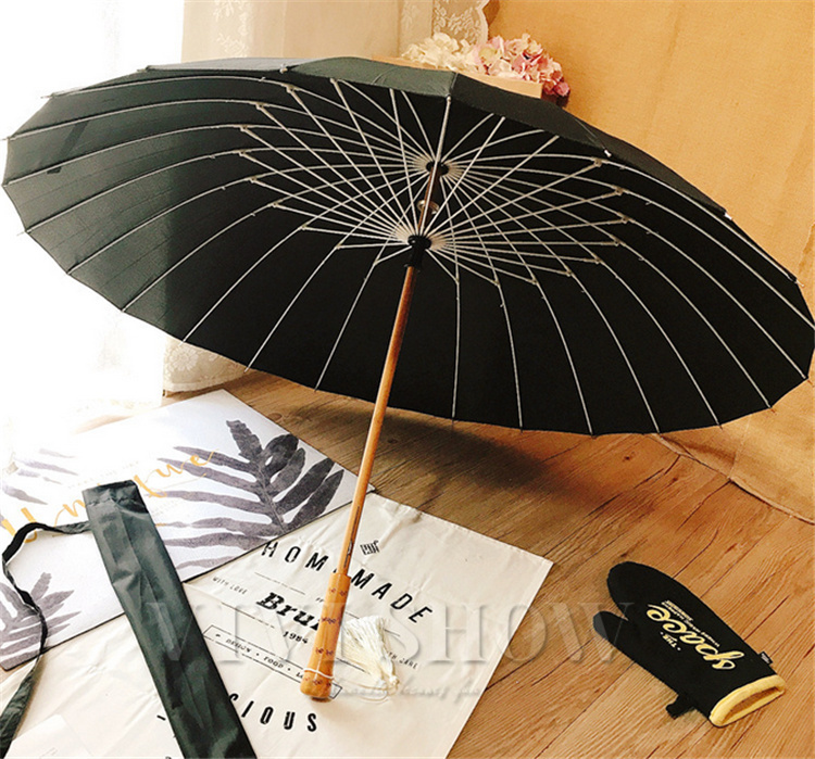 傘 レディース 長傘 晴雨兼用 UVカット 日傘 おしゃれ 和風 人気 着物 竹柄 vivishow