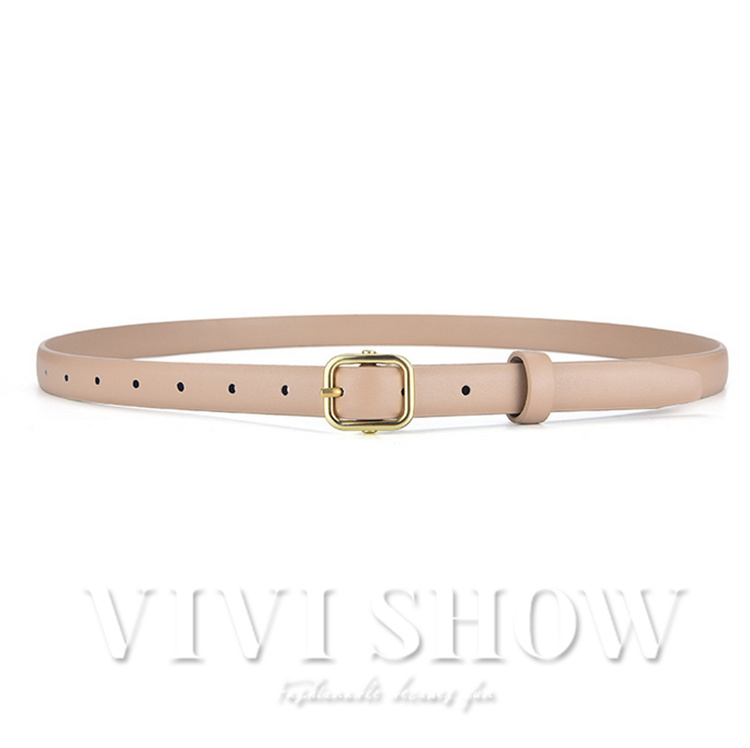 レディース ベルト 細ベルト 本革 調整可能 スリムベルト シンプル