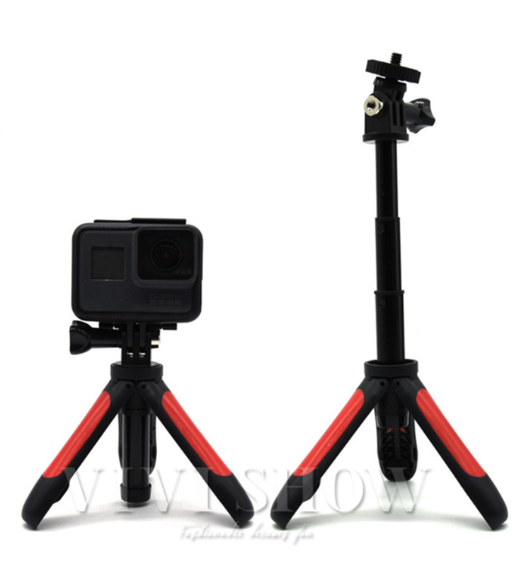 GoPro 自撮り棒 長い 三脚 セルカ棒 分離式 三脚付き シャッター 1台3