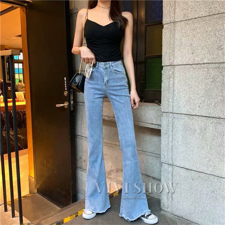 デニム フレアパンツ レディース デニムパンツ フレア ベルボトム