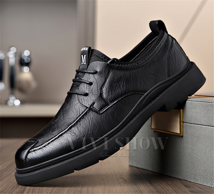 走れる ビジネスシューズ メンズ PU革靴 靴 幅 広 軽量 学生 就活 面接