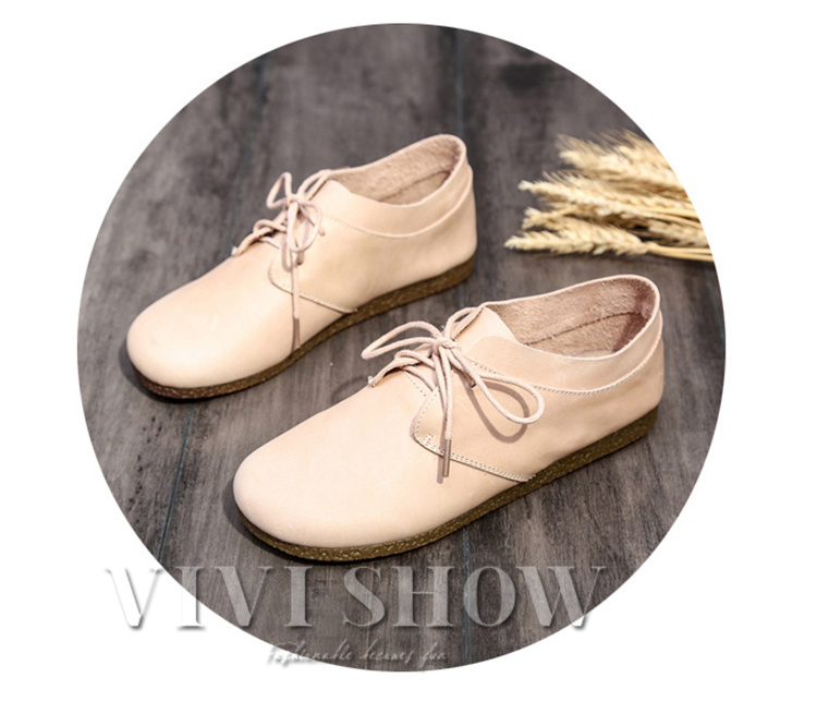 レディース シューズ カジュアル フラット 紐靴 お出かけ おしゃれ