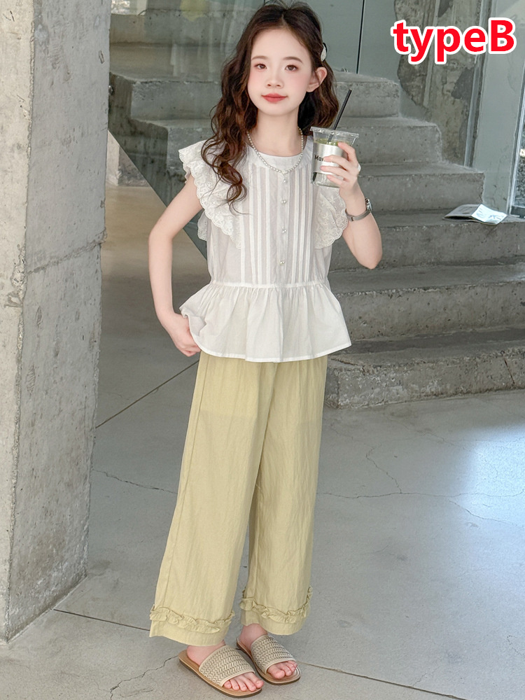 キッズ ジュニア 女の子 上下 子供服 セットアップ おしゃれ シンプル