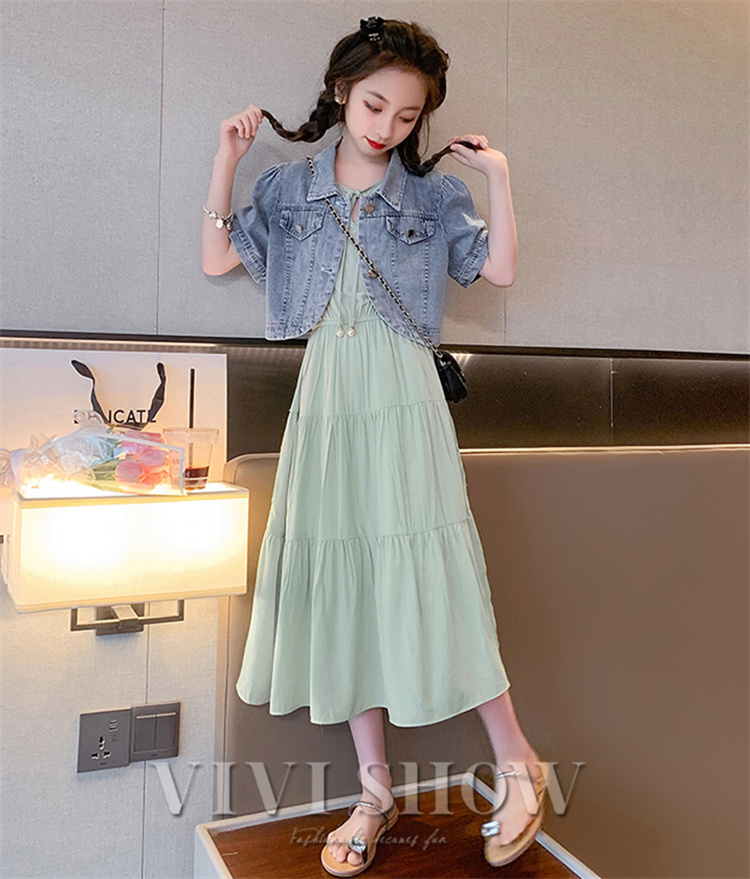 キッズ ジュニア 女の子 上下 ワンピース 子供服 花柄 セットアップ