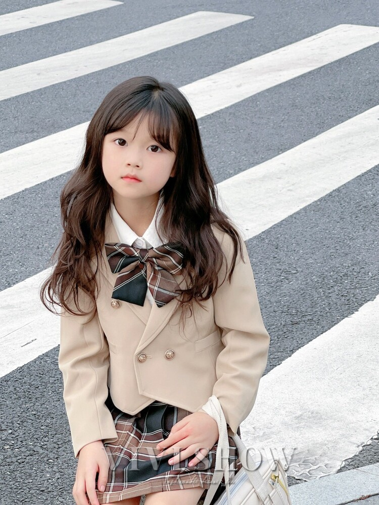 入学式 女の子 服 スーツ リボン 結婚式 発表会 チェック スカート