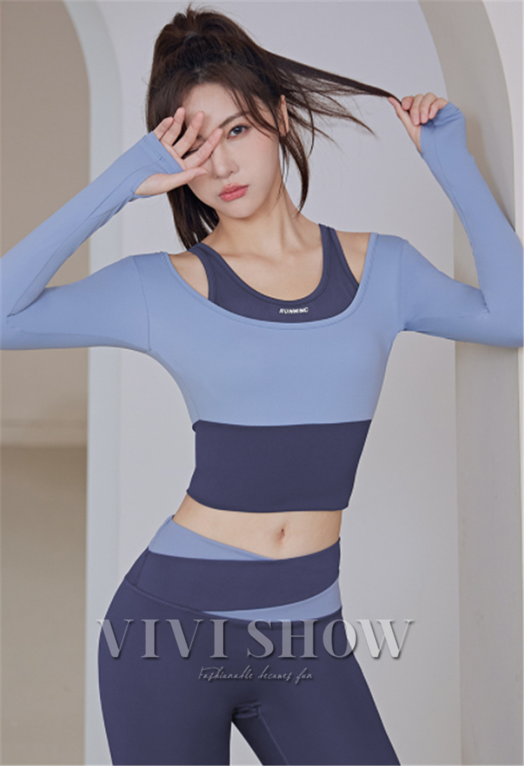 ヨガ服速乾衣ゆとり春夏晨走網紅運働室ランニングウェア5点セット ヨガ服速乾衣ゆとり春夏晨走網紅運働室ランニングウェア5点セット