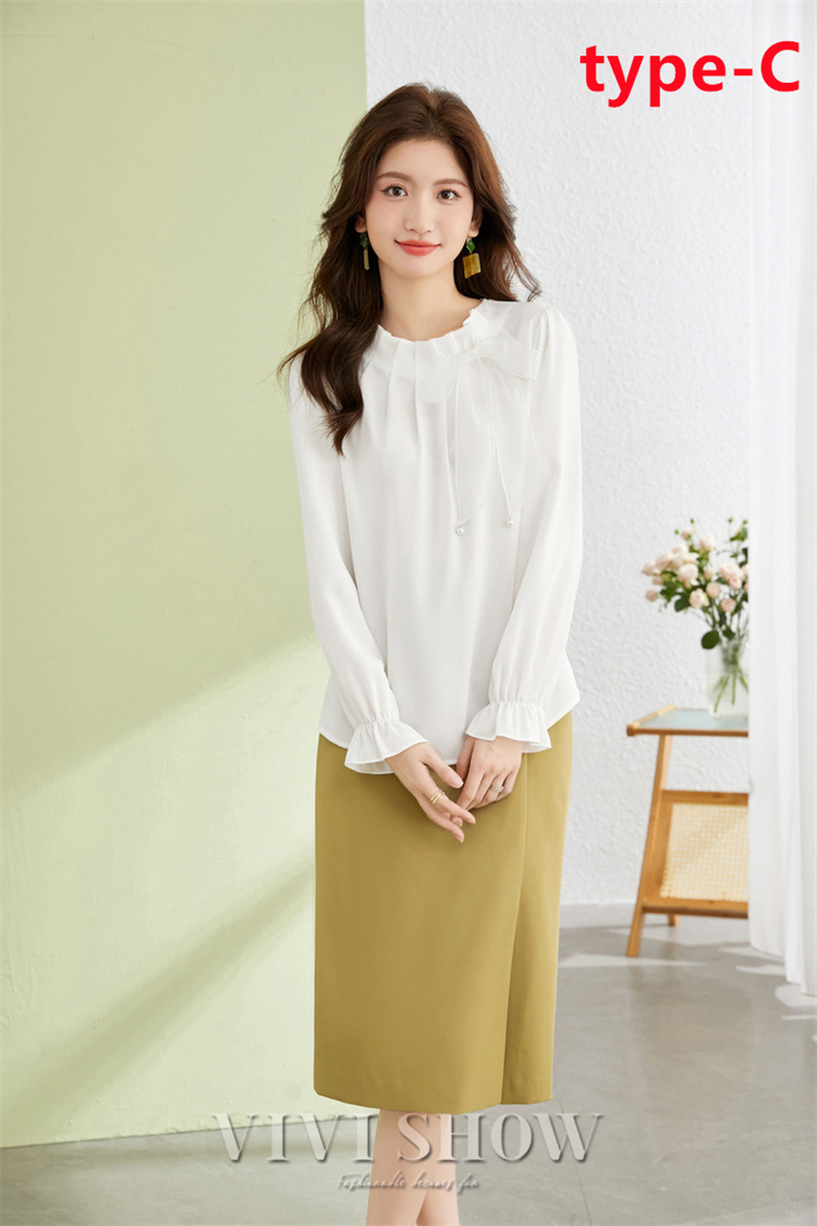 【44％OFF】シャツ レディース ブラウス 長袖 トップス オフィス フォーマル ブラック 黒 女性用 ファッション 可愛い かわいい 20代  30代 40代 50代 刺繍 ボリューム ボリューム袖 大きめ襟 2way 綿100％ ビッグカラー 春 夏 秋 冬 春夏 | 