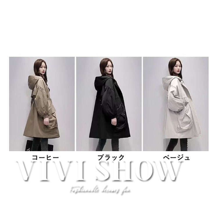 レディース アウター ジャケット ノーカラー フード おしゃれ シンプル