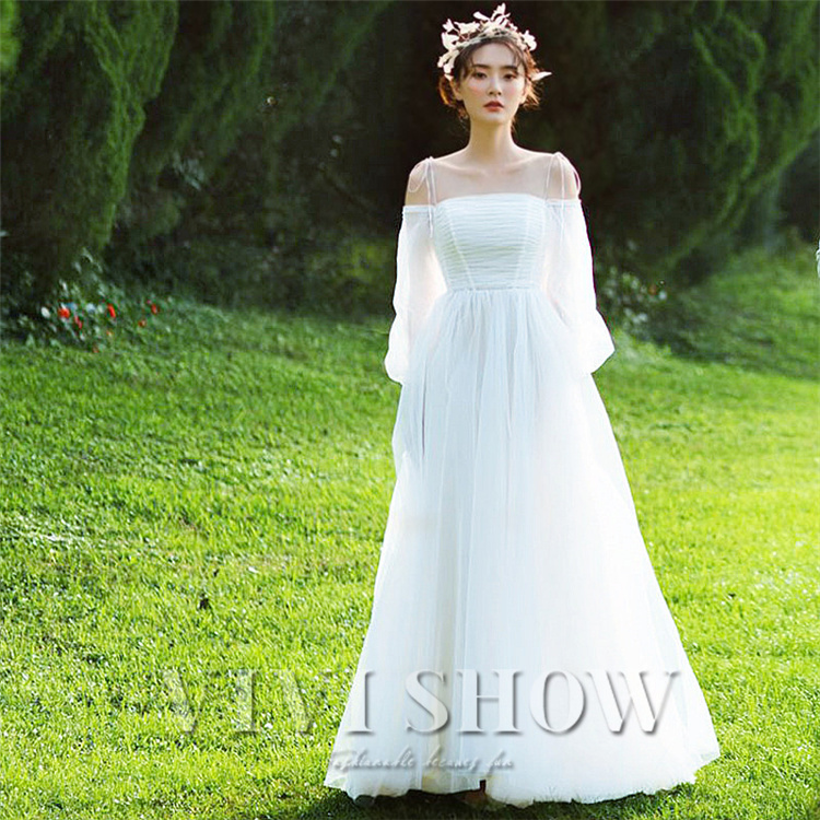 レディース ワンピース 花嫁ドレス ウェディング 二次会 結婚式 ドレス パーティー vivishow : fja129 : VIVISHOW -  通販 - Yahoo!ショッピング