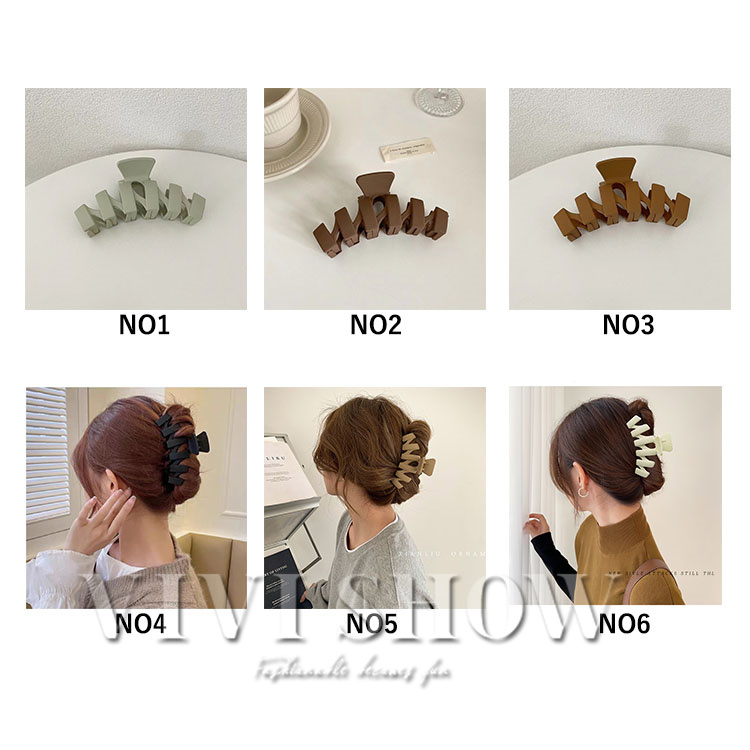 2個入 バンスクリップ ヘアクリップ シンプル ヘアアクセサリー