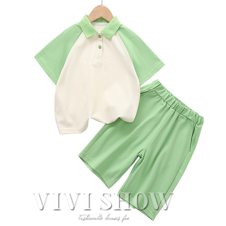 子供服 セットアップ キッズ 男の子 夏服 2点セット トップス 半袖