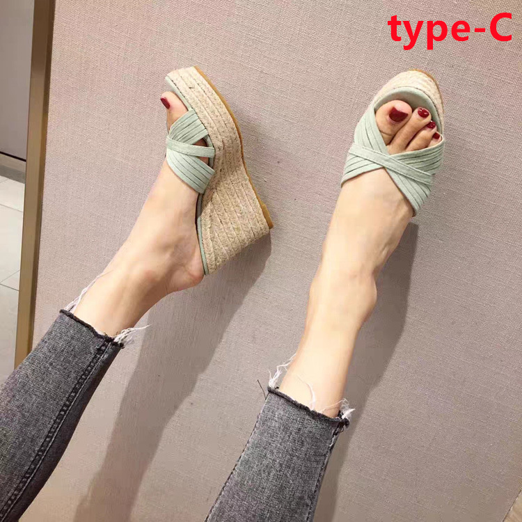 ウェッジソールサンダル レディース 厚底 ミュール サンダル 痛くない スリッパ 夏 海 旅行 歩きやすい 美脚