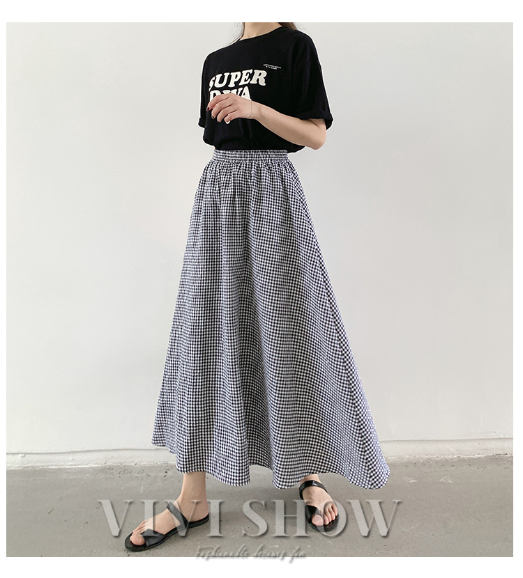 スカート ロング レディース ボトムス チェック柄 ギンガムチェック