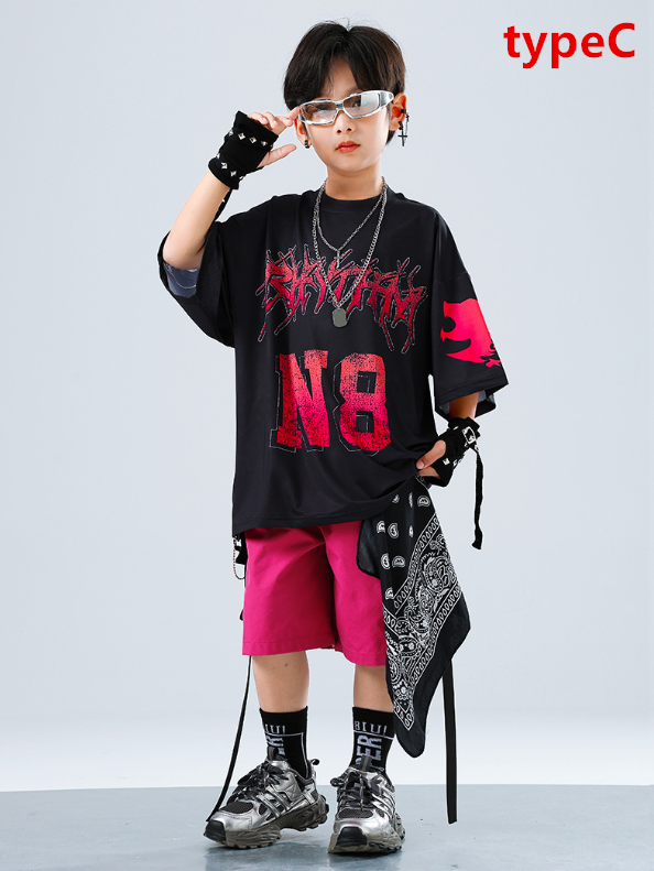 ダンス 衣装 ヒップホップ ダンストップス HIPHOP キッズダンス衣装