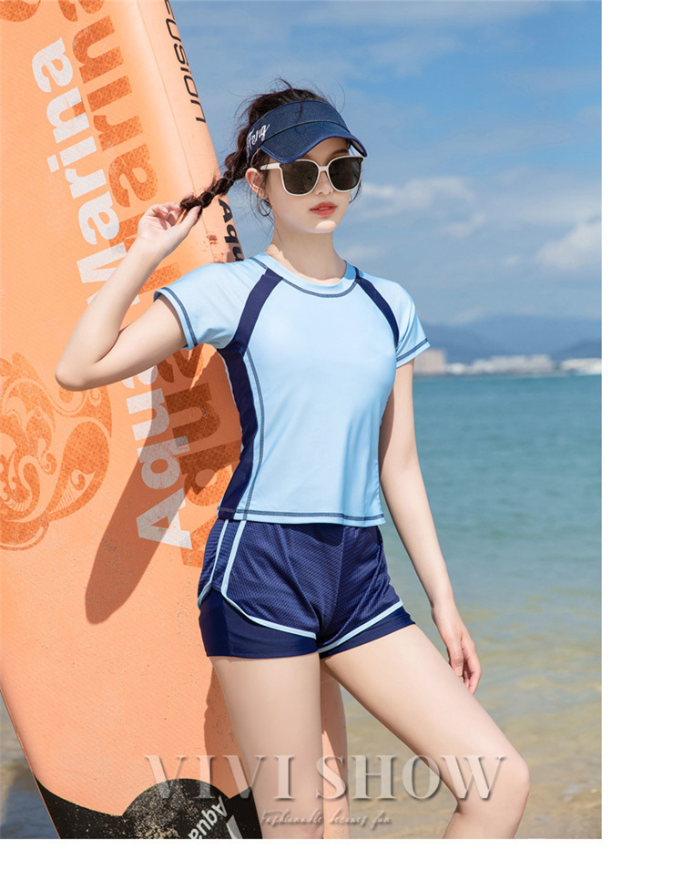フィットネス水着 セパレート 競泳水着 スイムウェア 体型カバー