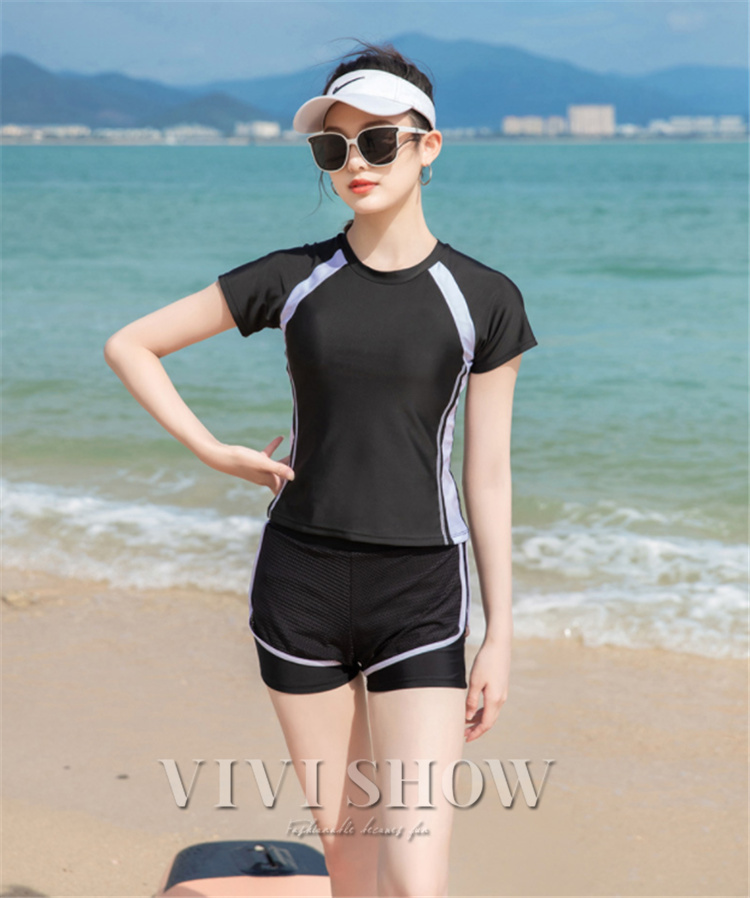 FORME ブラック セパレート水着 サイズ0 フィットネス水着 セパレート 競泳水着 スイムウェア 体型カバー