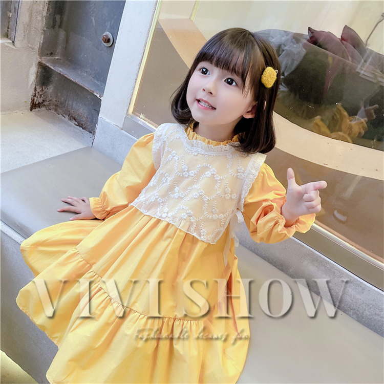 キッズ 子供服 ジュニア ワンピース 長袖 かわいい おしゃれ シンプル お呼ばれ ギャザー vivishow｜vivishow777｜02