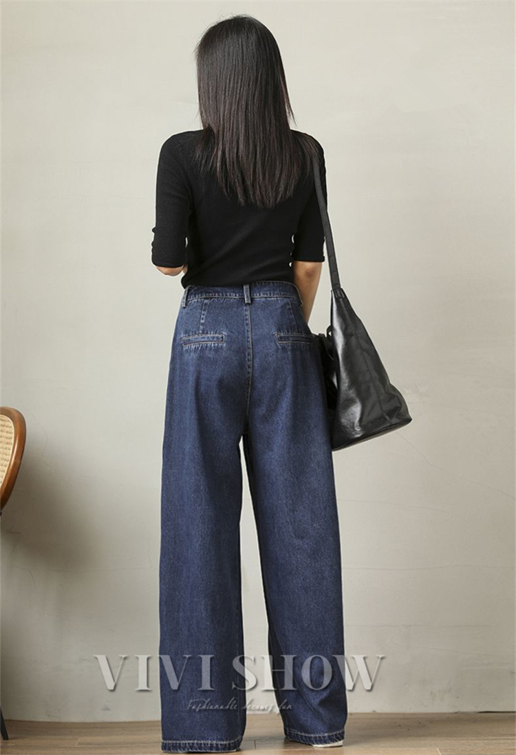 デニムパンツ レディース レギンス 春秋冬 ワイドデニム ワイドパンツ