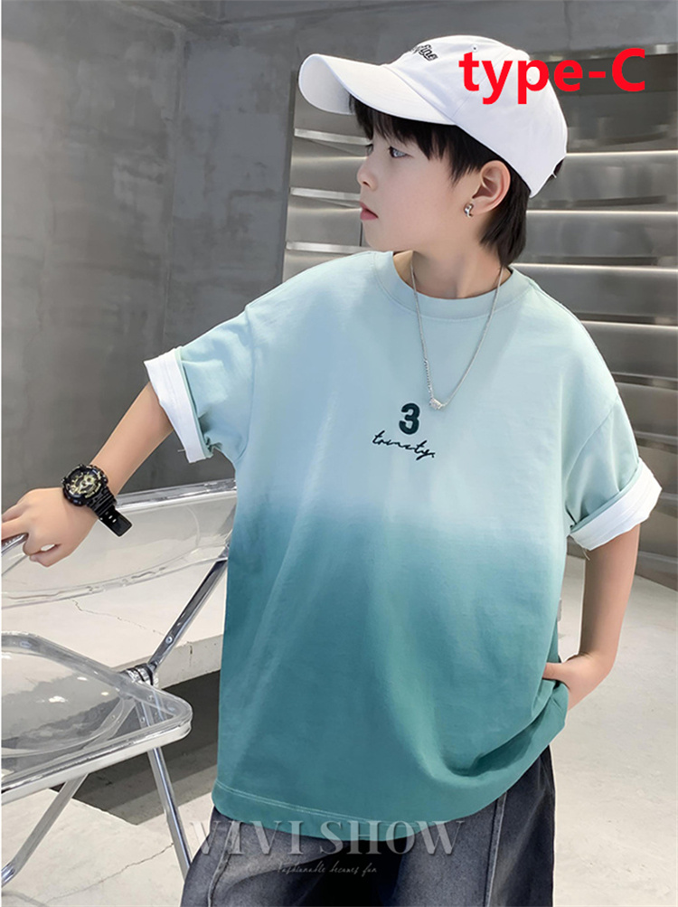 キッズ ジュニア 半袖 Tシャツ カジュアル カットソー 男の子 トップス おしゃれ シンプル ゆったり あわせやすい 子供服 デイリー 涼しげ 女の子｜vivishow777｜04