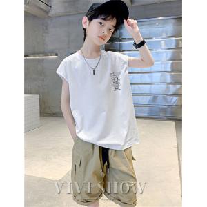 キッズ ジュニア 半袖 Tシャツ ゆったり カットソー スポーティー おしゃれ カジュアル 男の子 ...