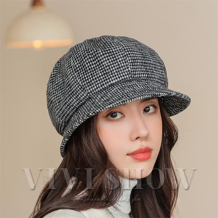 秋冬バケットハット 小さなつば 女性向けの韓国風トレンド帽子 ネット上で話題のアイテム