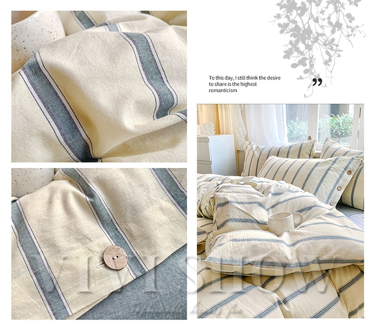布団カバーセット 掛け布団カバー 綿100% 寝具カバーセット 北欧風 4点