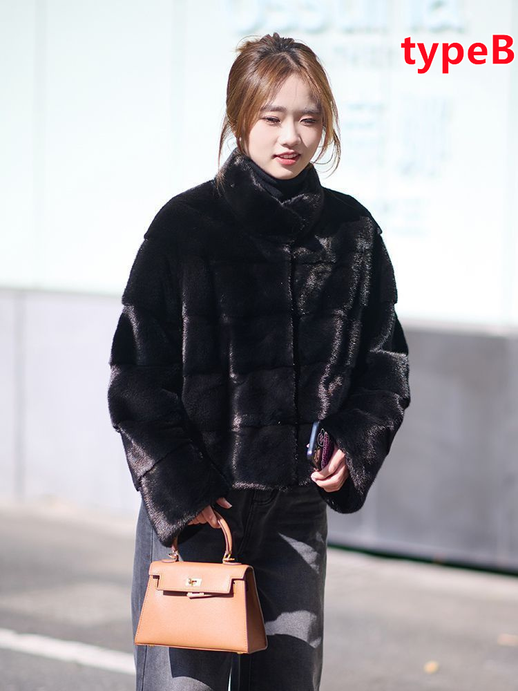 毛皮コート ファーコート レディース コート ボリュームファー