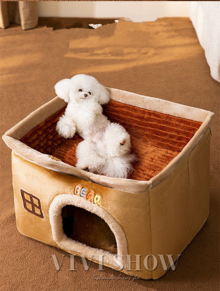 ペットベッド ドーム型 ペットハウス 犬猫用 室内用 オールシーズン