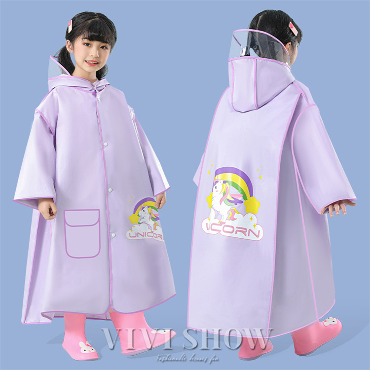 レインコート キッズ ランドセル対応 男の子 女の子 レインポンチョ