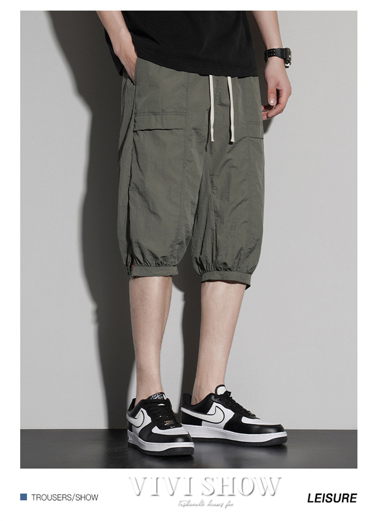 prototypes プロトタイプス　ハーフパンツ PROTOTYPES / プロトタイプス - 07 CROPPED SWEATPANTS (GREY