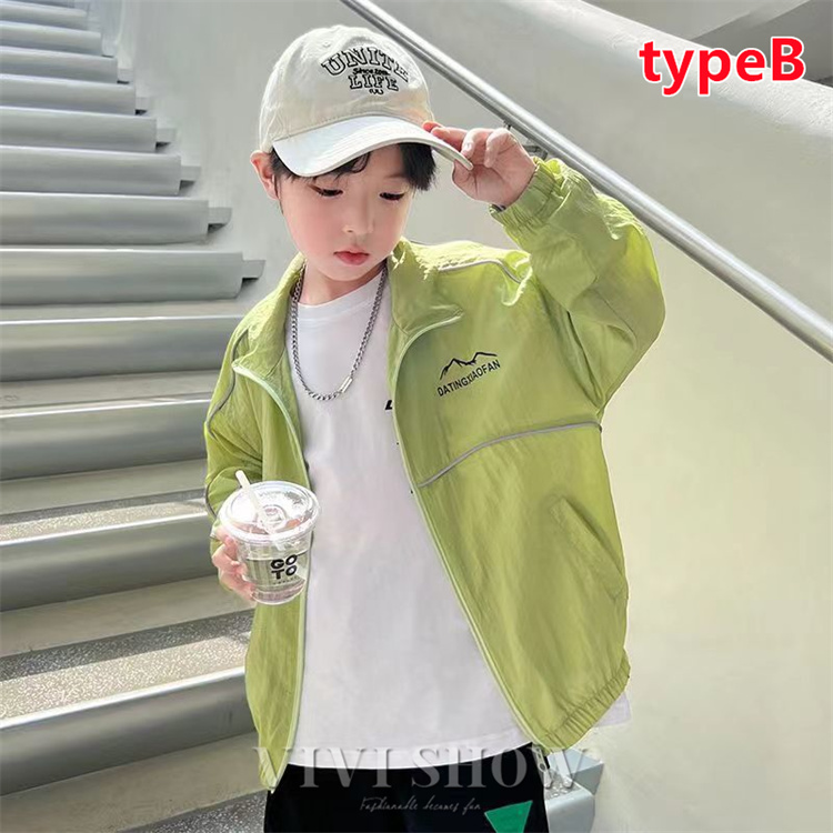ナイロンジャケット フードなし キッズ 男の子 カジュアル オシャレ