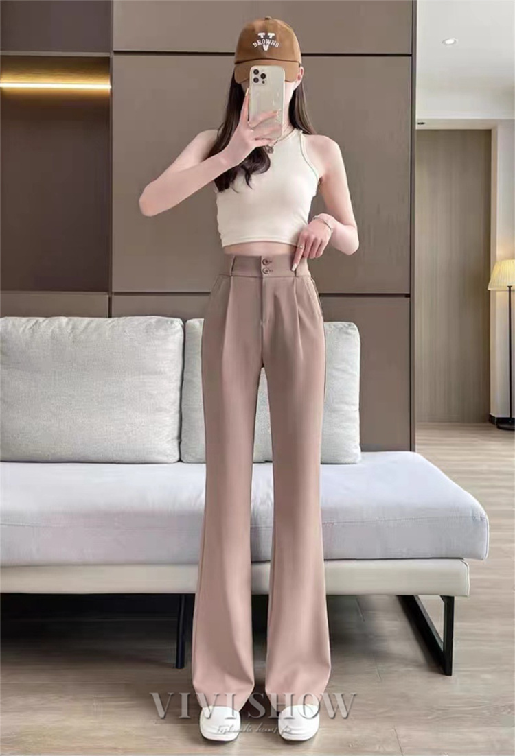フレアパンツ ラッパパンツ レディース ベルボトム ストレッチ