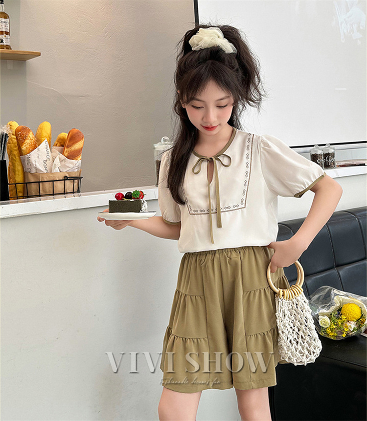子供服 セットアップ キッズ 女の子 半袖 上下セット 韓国子供服