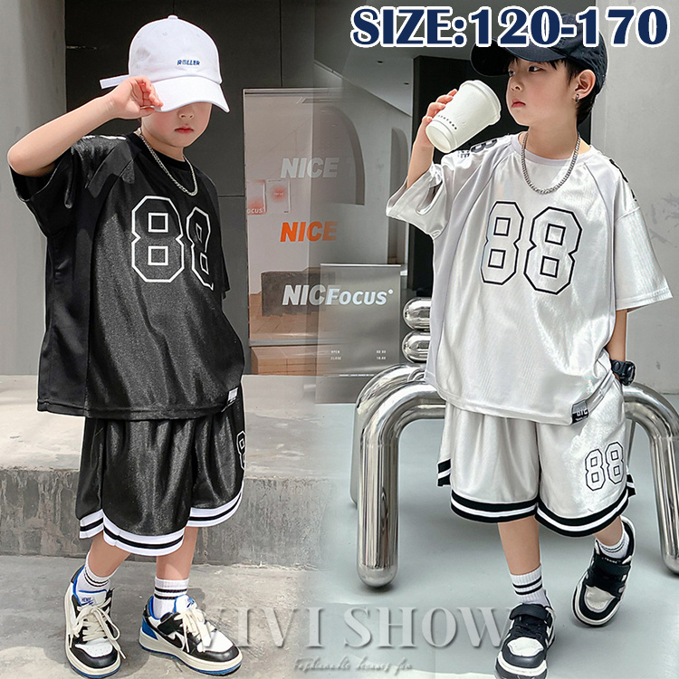 boys夏服セット150 子供服 夏 セットアップ 男の子 スポーツ 上下セット キッズ