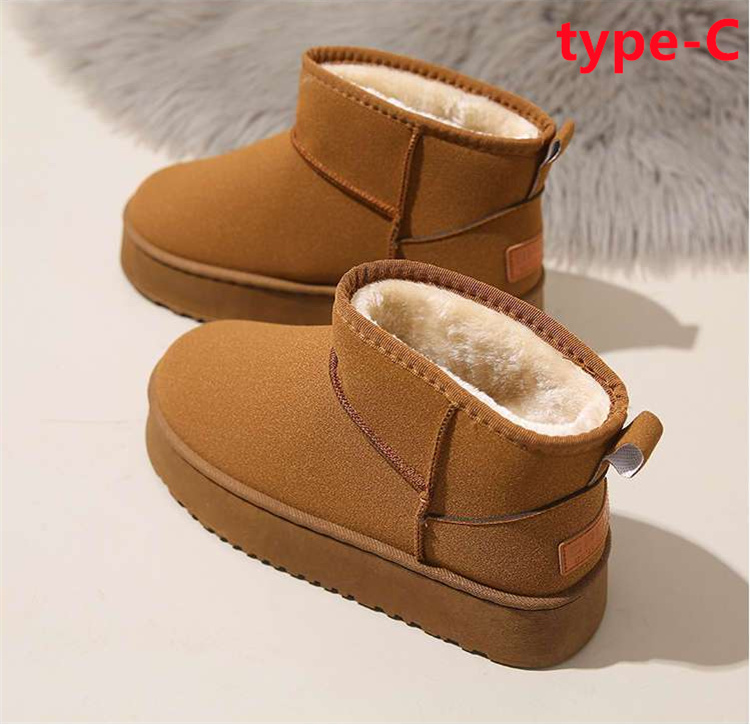 ムートンブーツ レディース スノーブーツ 裏ボア ファー付き 身長