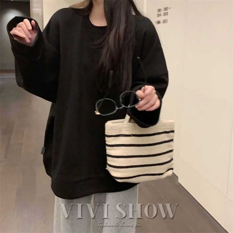 トレーナー レディース プルオーバー 秋 トップス スウェット 長袖 無地 トップス tシャツ ロングTシャツ 丸首 カットソー 体型カバー ゆったり 20代 30代 レディース プルオーバー トレーナー 秋 トップス スウェット