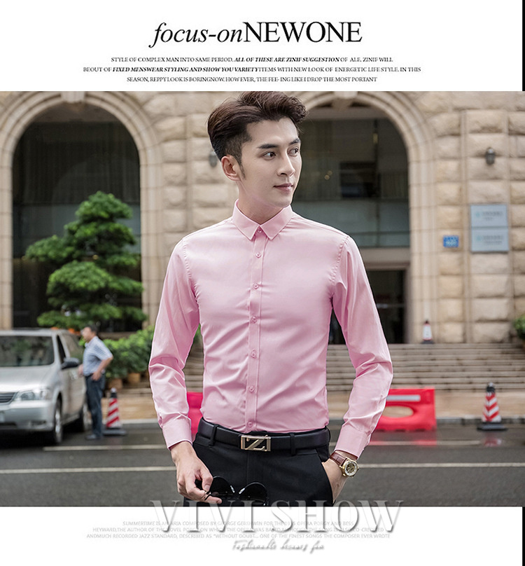 シャツ メンズ 長袖シャツ シンプル ワイシャツ カジュアル 通勤 紳士