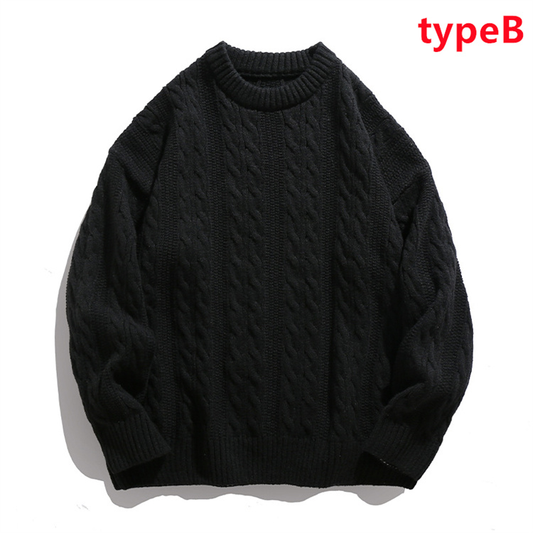 セーター メンズ ニットセーター 秋冬 長袖 クルーネック トップス