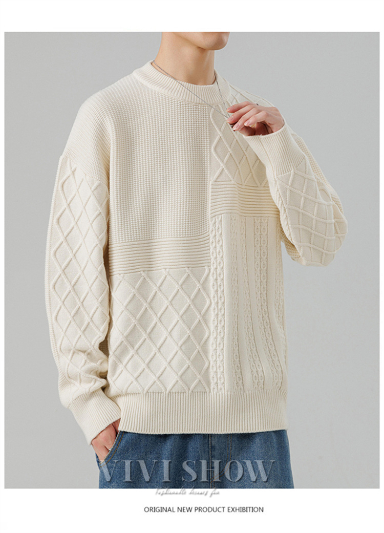 ふわふわセーター クルーネック メンズ 秋冬服 柔らかい 保温 トップス プルオーバー カジュアル 大きいサイズ もこもこ 暖かい ギフト セーター メンズ ニットセーター 秋冬 長袖 クルーネック
