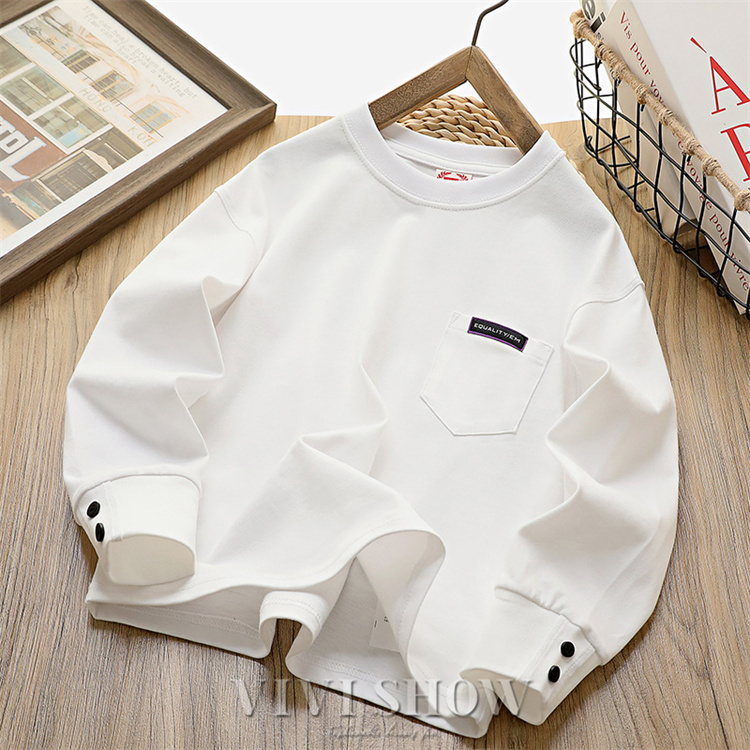子供服 男の子 ロングTシャツ ポケット長袖Tシャツ ロンT トップス