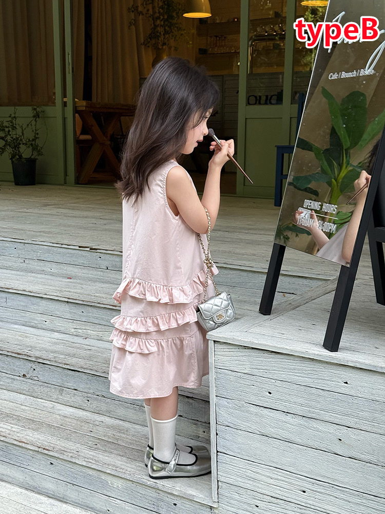 ワンピース 子供服 キッズ ジュニア 女の子 ドレス ノースリーブ