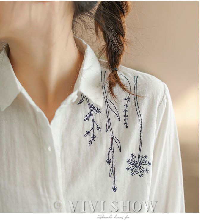 新品　シビラホワイト刺繍長袖ブラウス Mサイズ 新品 シビラホワイト刺繍長袖ブラウス Mサイズ 楽天市場】送料無料